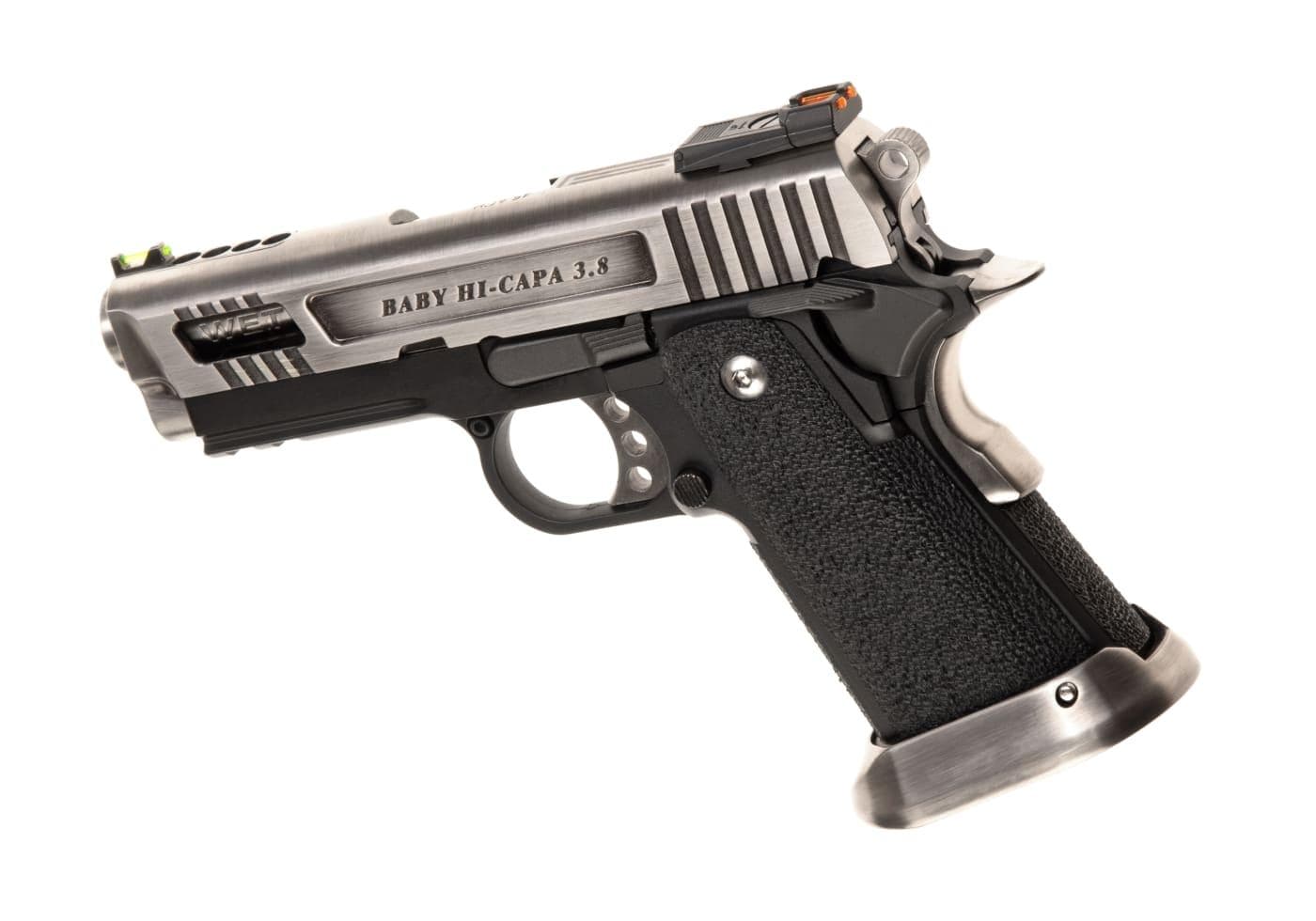 Hi-CAPA 3.8 Force Full Metal GBB Silver Slide Pistol — image 3