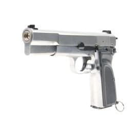 Hi-Power Browning MK3 Gas Blowback Pistol (Silver)