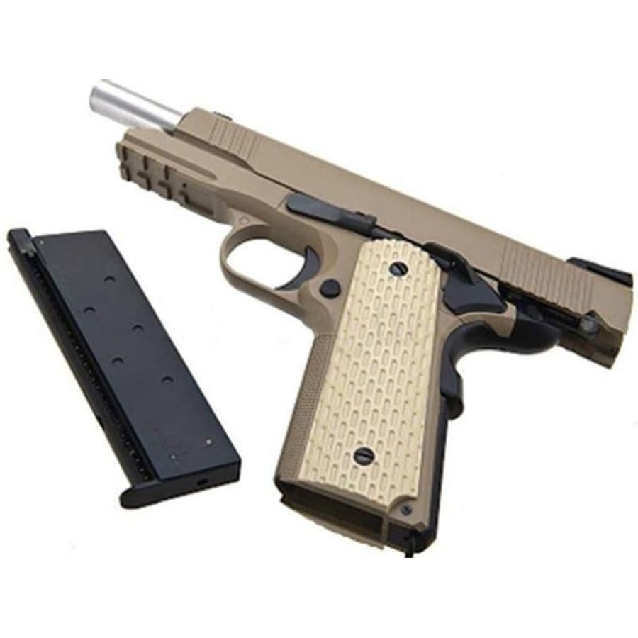 K-Warrior Gas Blowback Pistol (Rail – Rubber Grip) — image 3