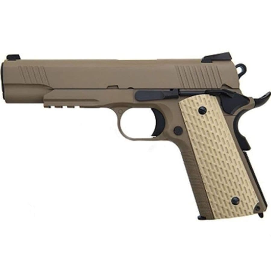 K-Warrior Gas Blowback Pistol (Rail – Rubber Grip)