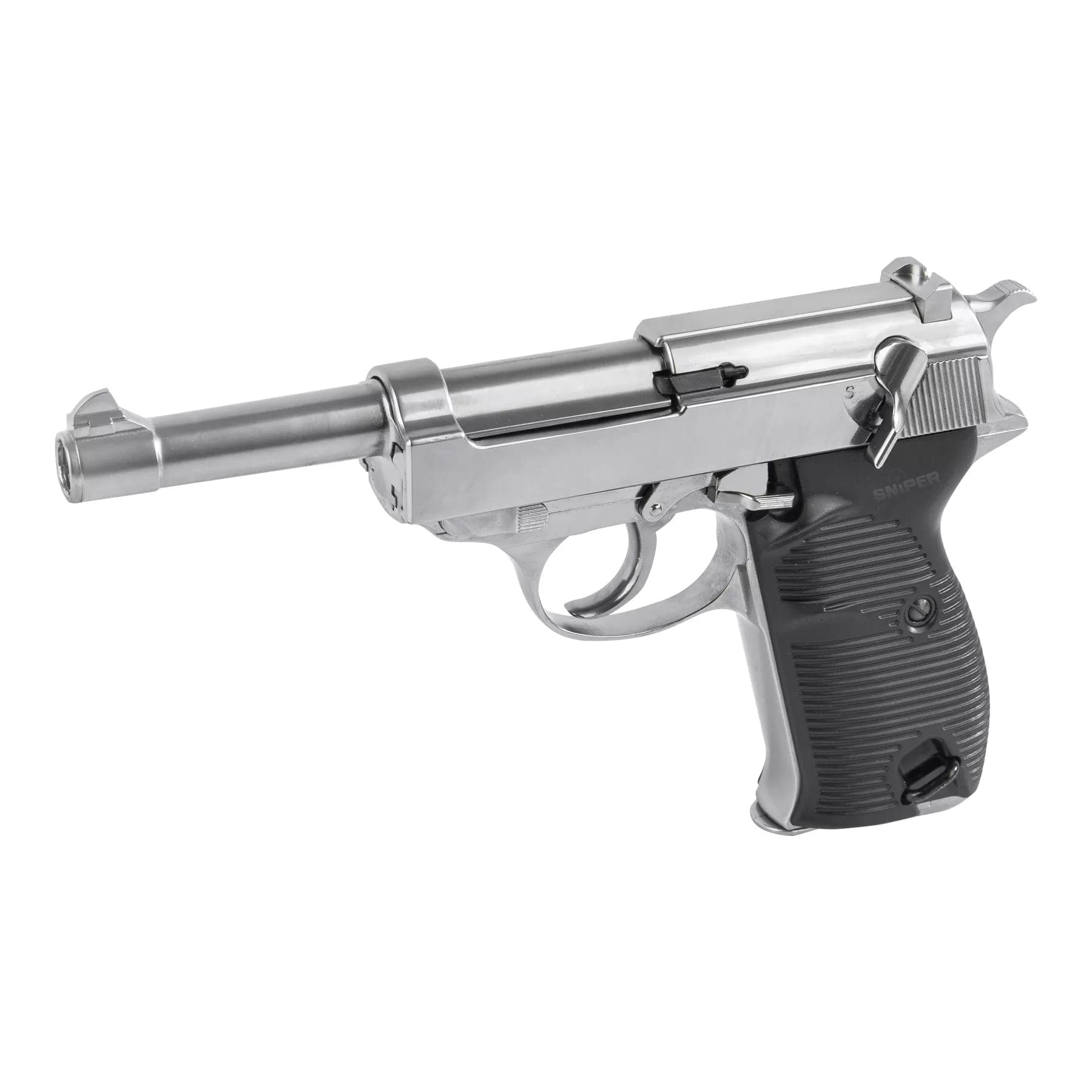 P38 FULL METAL GBB – SILVER – WE — image 3