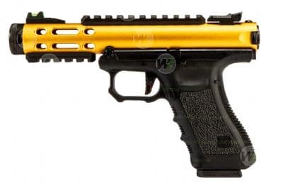 Galaxy Semi/Full Auto Airsoft Pistol – Gold