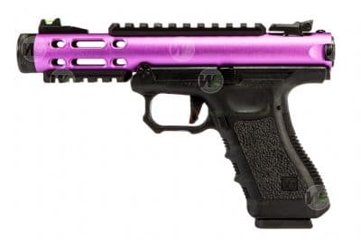 Galaxy Semi/Full Auto Airsoft Pistol – Purple