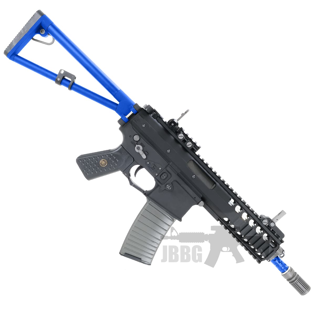 Gas Blowback 8″ Airsoft Rifle Blue
