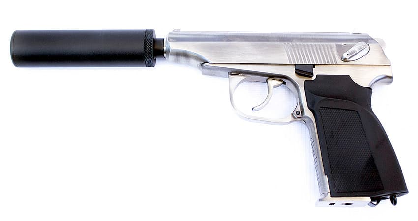 Makarov 654K Gas Blowback Airsoft Pistol – Silver