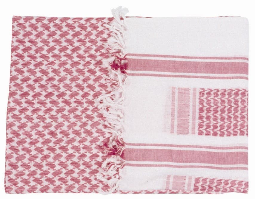 Shemagh Scarf – Red/White — image 2