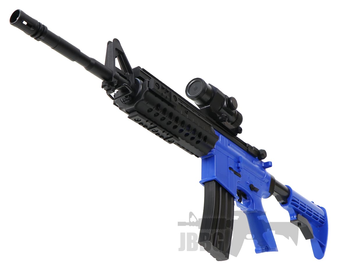 D96 AEG Airsoft BB Gun Set Blue — image 2