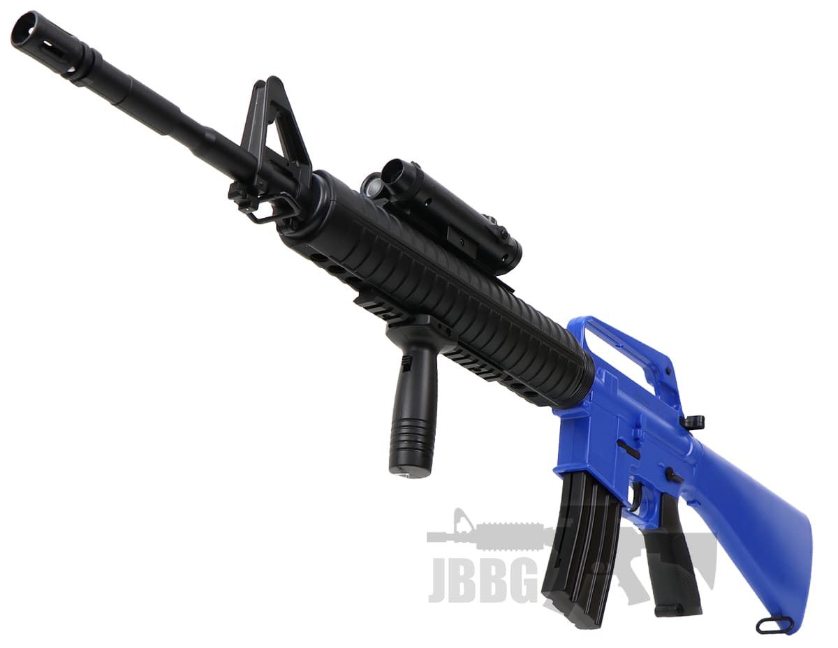 M16A3 Carbine Spring Airsoft Rifle Blue — image 2