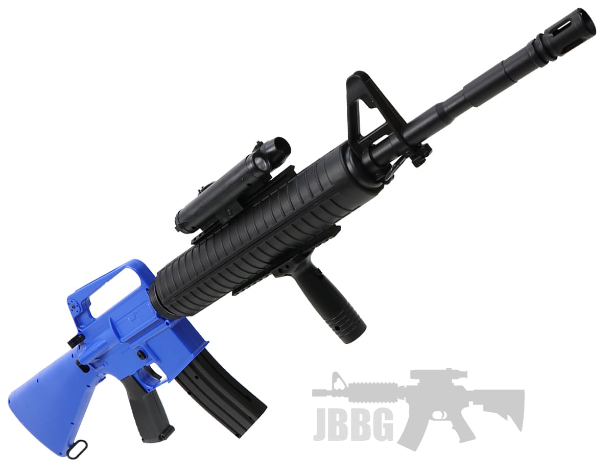 M16A3 Carbine Spring Airsoft Rifle Blue — image 3