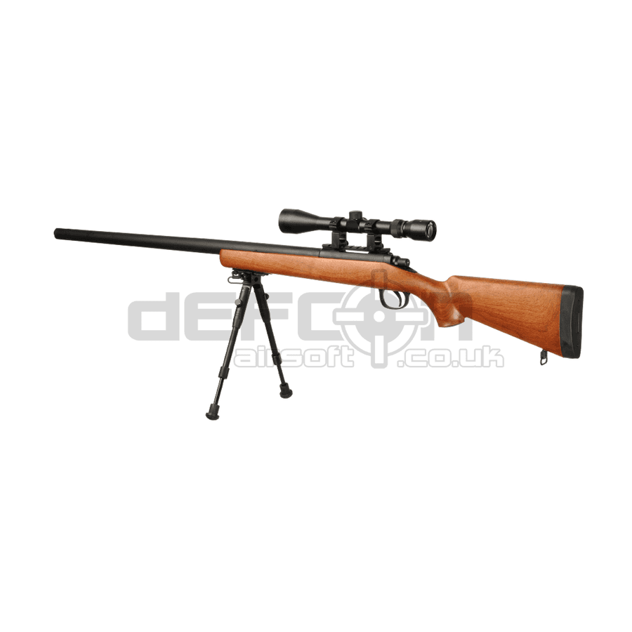 MB03 VSR High Power Sniper Rifle (Wood Effect) – With Scope and Bipod — image 2