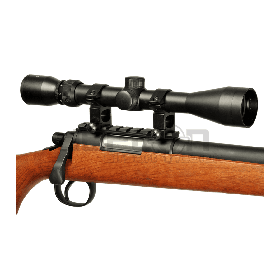 MB03 VSR High Power Sniper Rifle (Wood Effect) – With Scope and Bipod — image 3