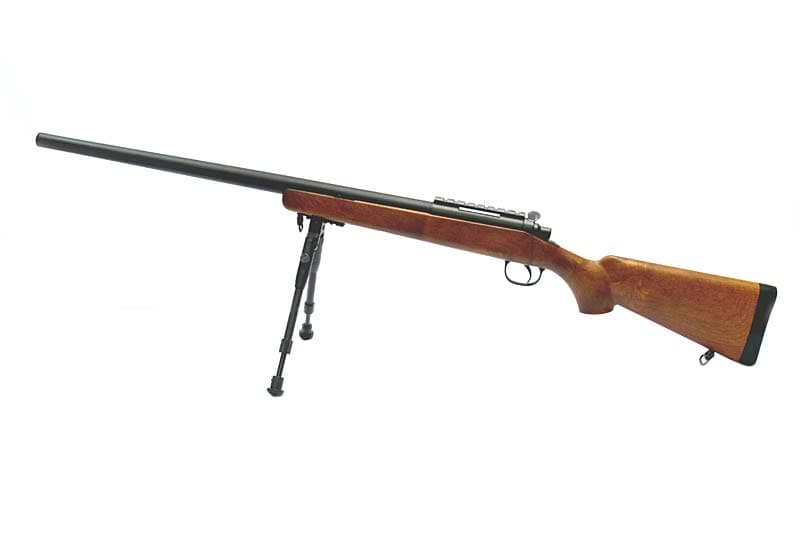 MB03E Sniper Rifle Replica + Bipod – Wood — image 2