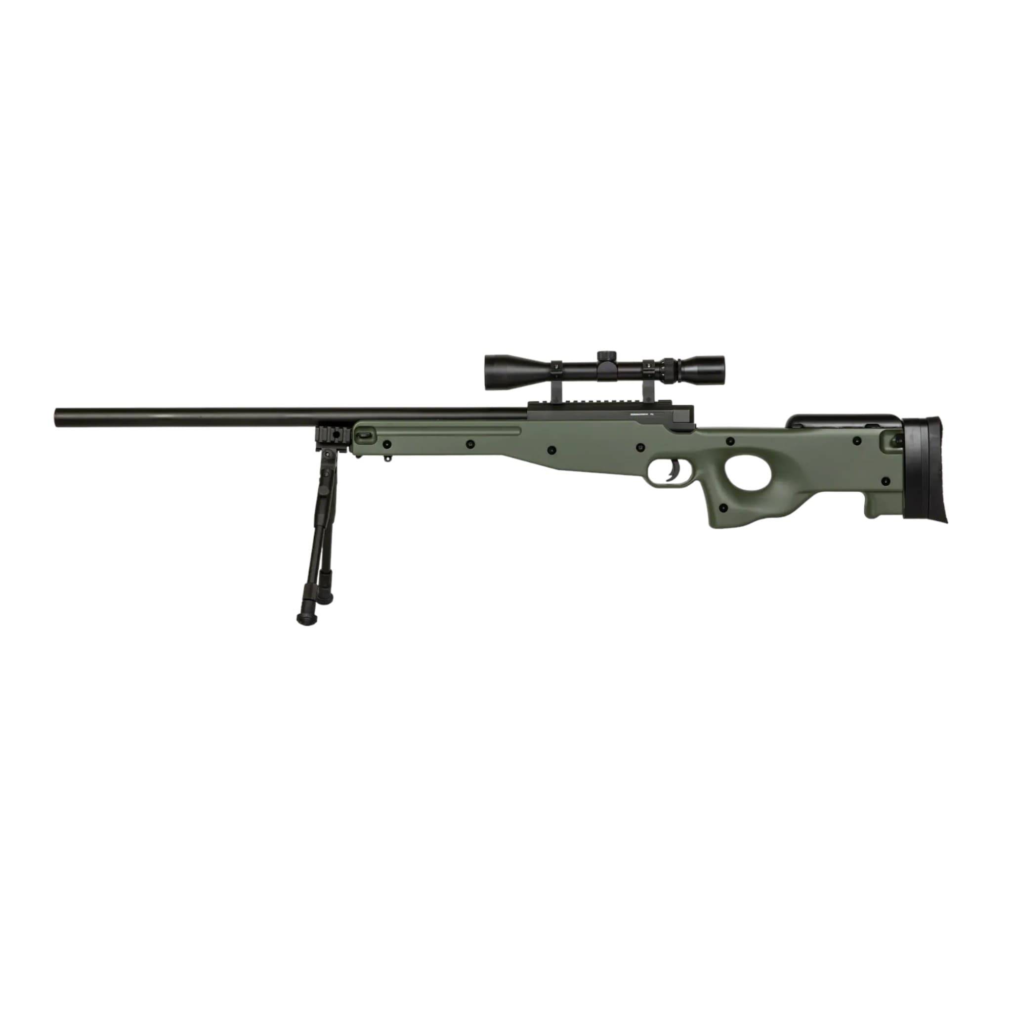 Warrior I sniper rifle replica (with scope and bipod)