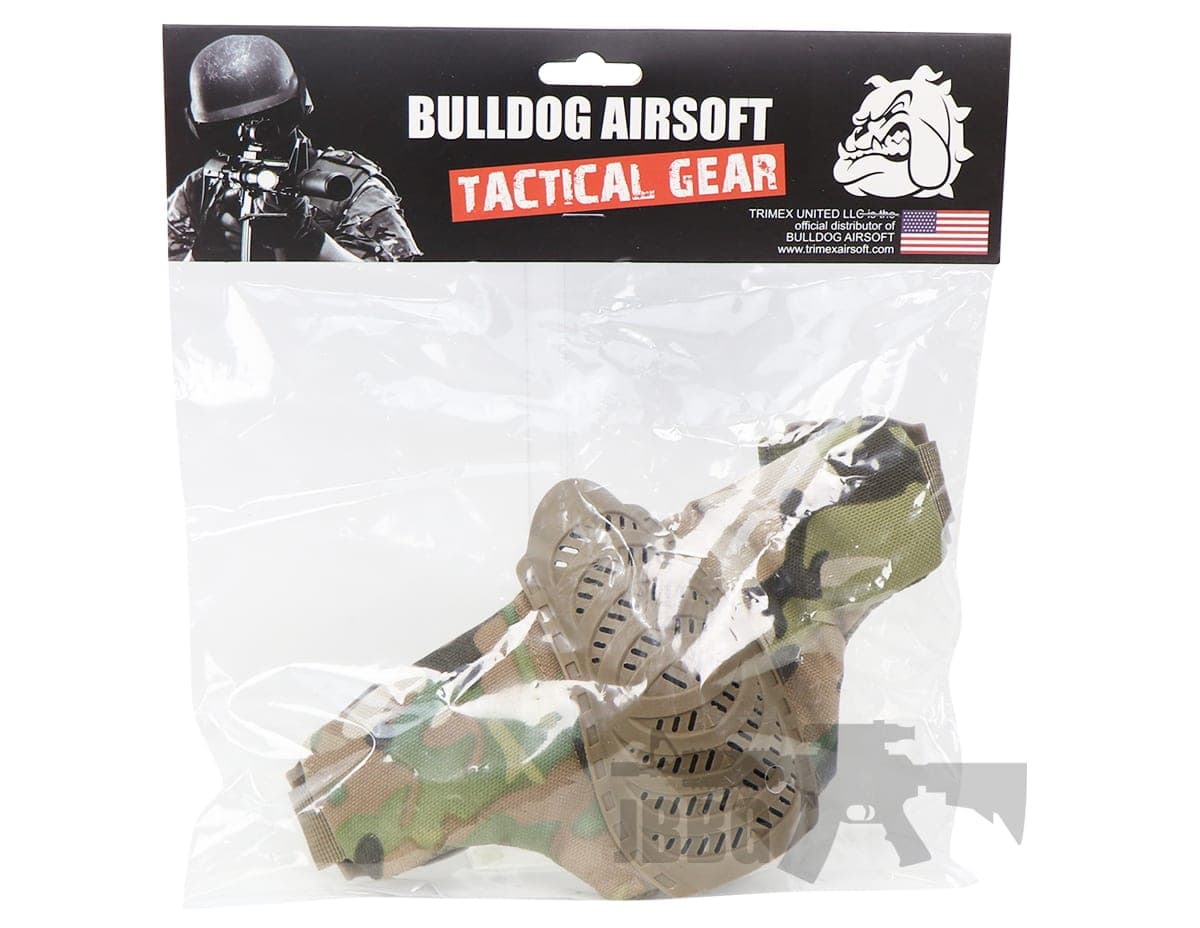Tactical Half Face Mask Camo — image 2