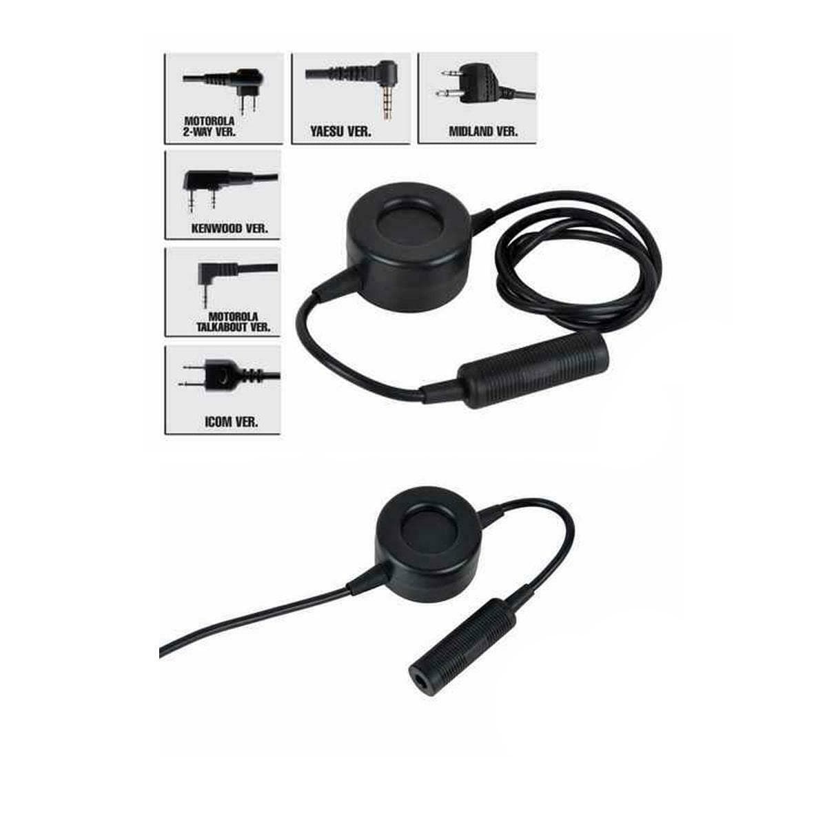 TCI PTT Push To Talk Radio Headset Adapter Z114