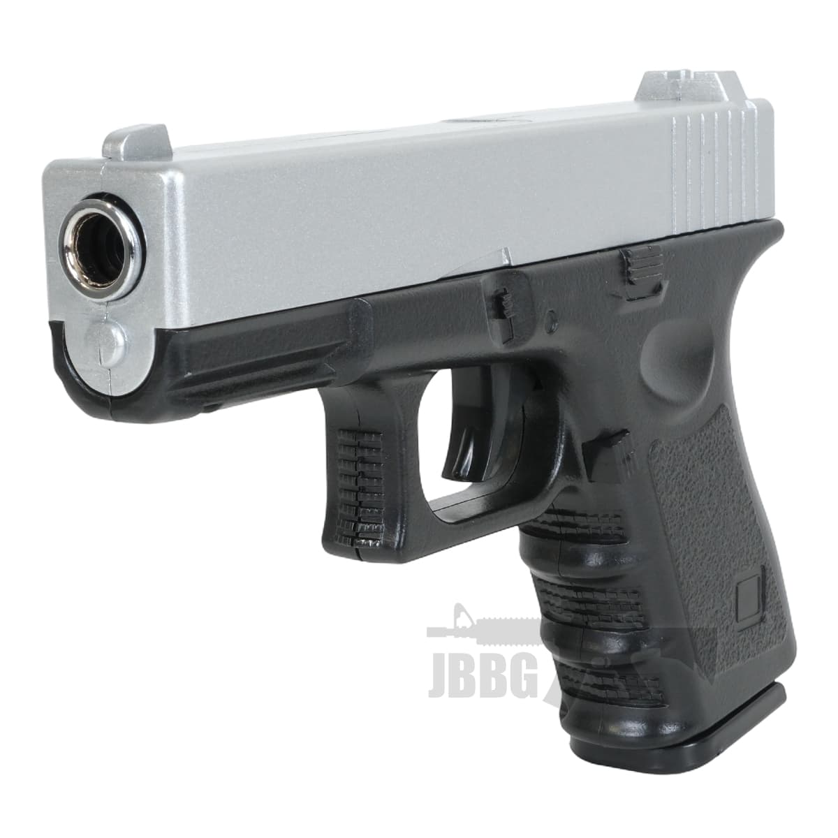 Spring Airsoft BB Pistol Full Metal Silver — image 3