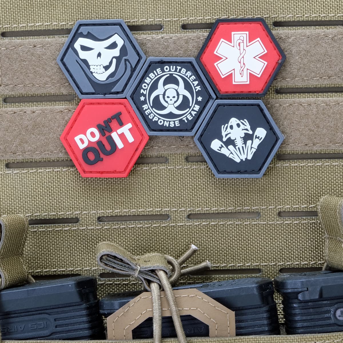 Outbreak Dark Ballistic Hex Patch BH00053 — image 2