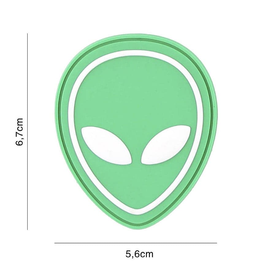 Alien 3D PVC Patch