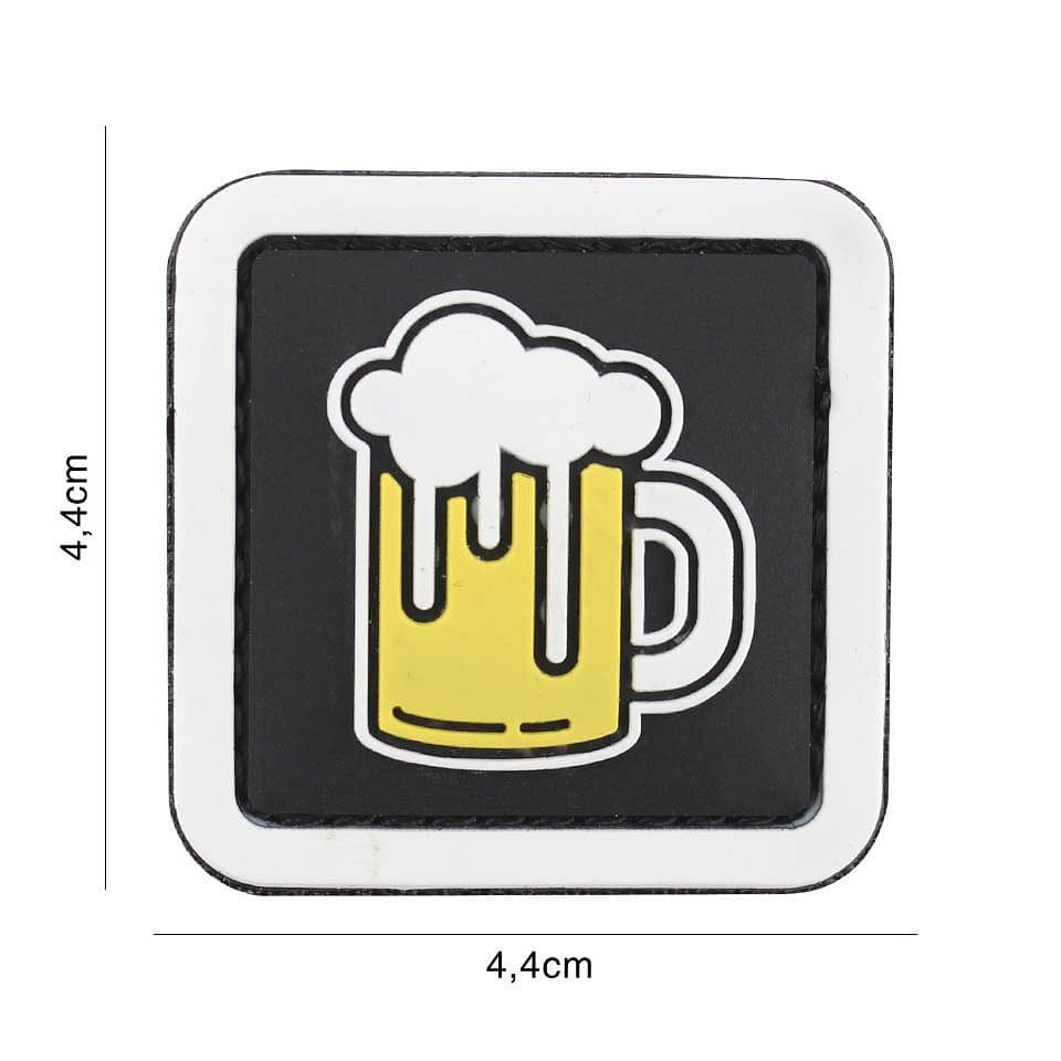 Beer Square 3D PVC Patch