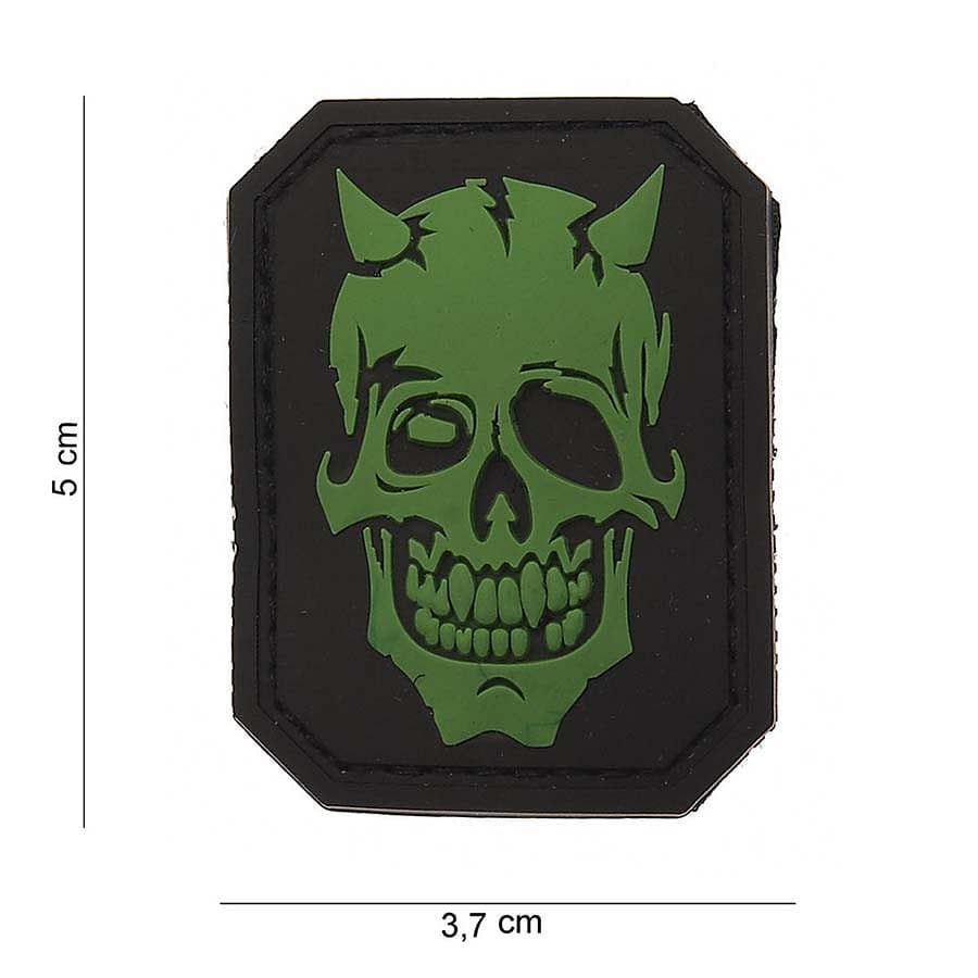 Devil Skull 3D PVC Patch