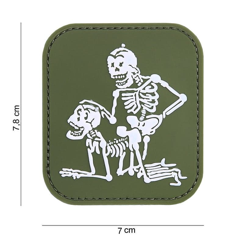 Frog Skeleton 3D PVC Patch