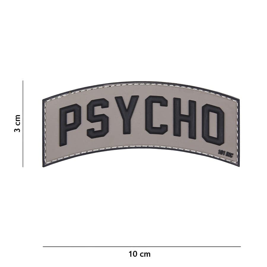 Psycho 3D PVC Patch
