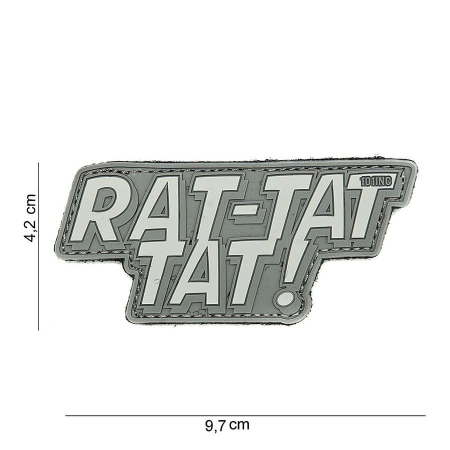 Rat-Tat-Tat 3D PVC Patch