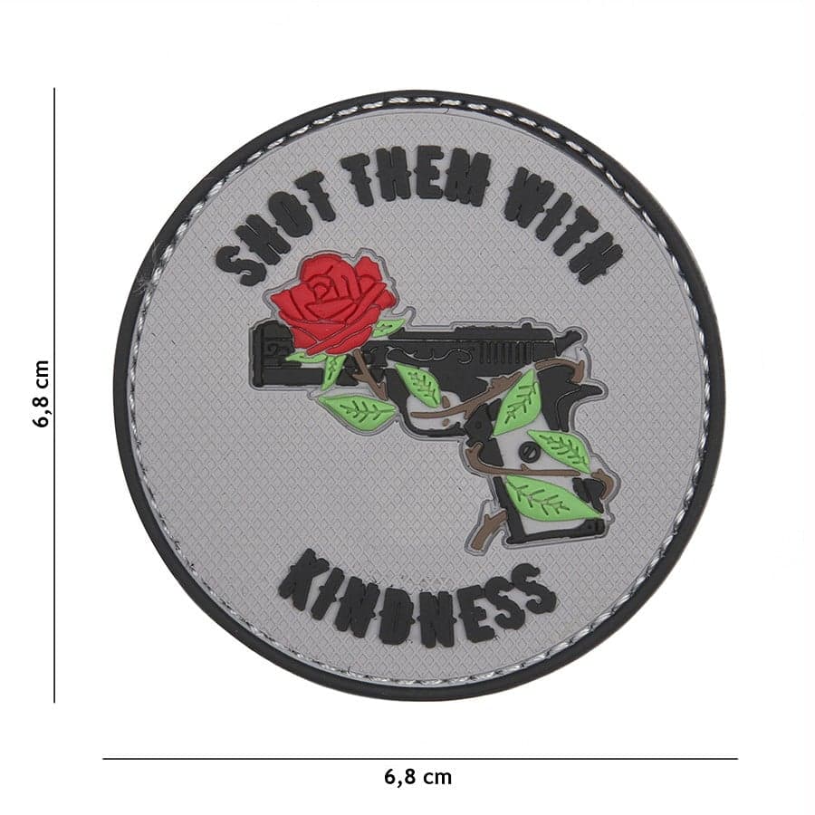 Shot Them With Kindness 3D PVC Patch