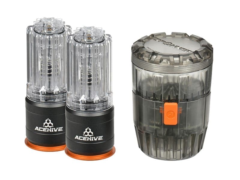 2 GRANATE ACHEHIVE 40MM GAS + SPAWN SPEEDLOADER – ACETECH