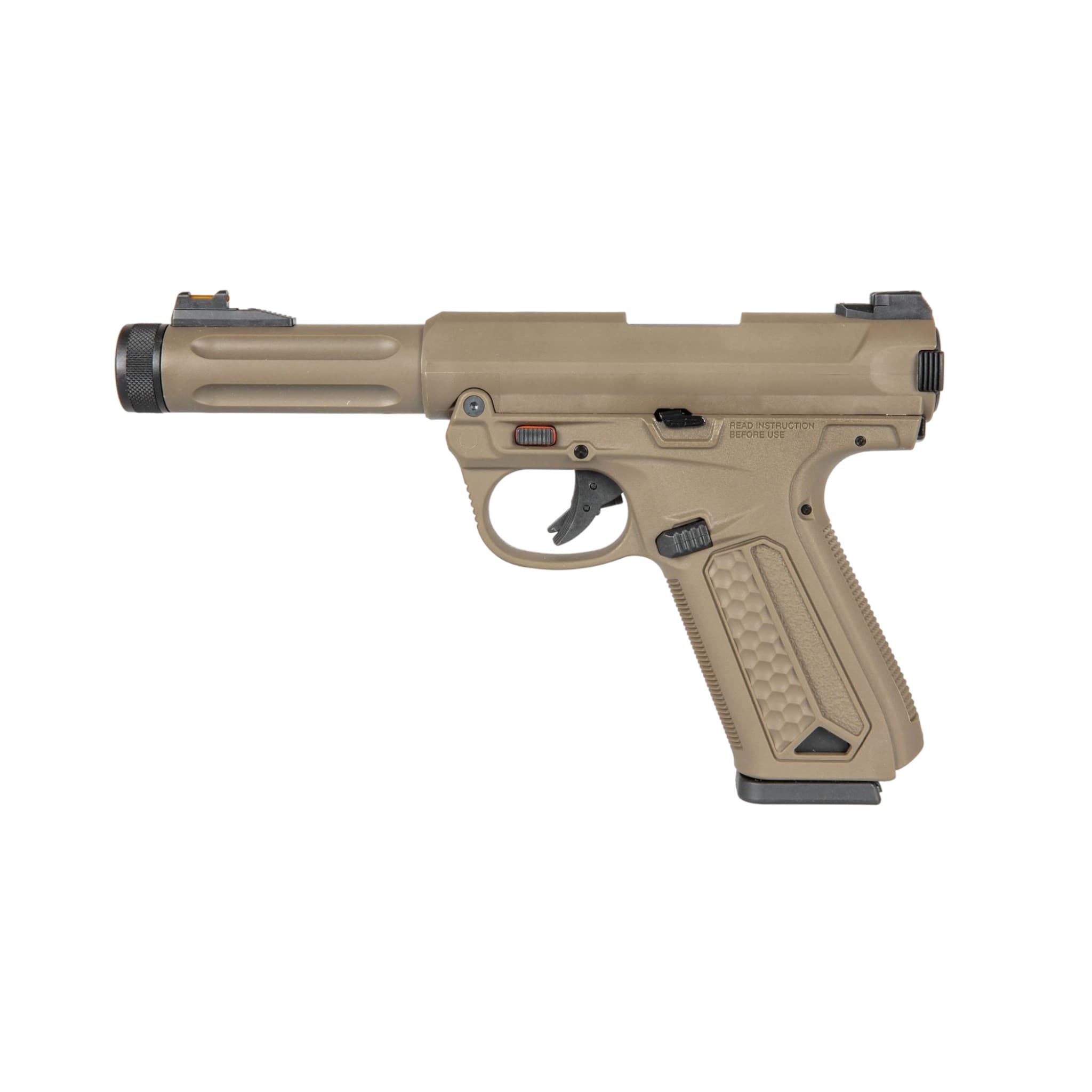 AAP01 Assassin Full Auto or Semi Auto Pistol Replica – Dark Earth