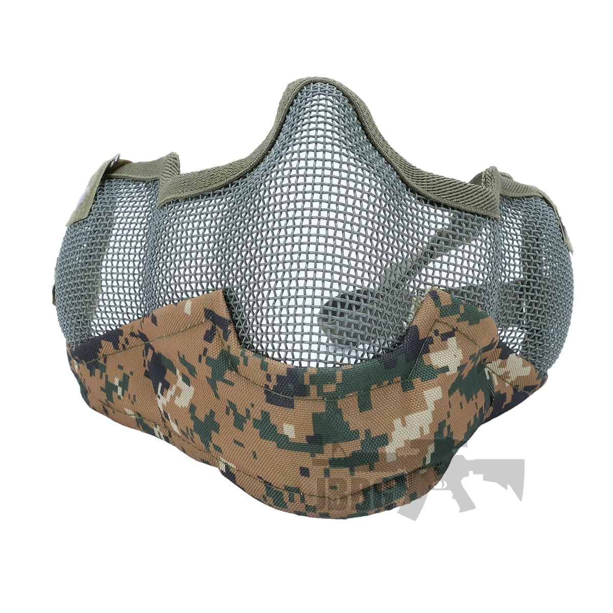 Mesh Lower Mask with Ear Protection Digital Camo