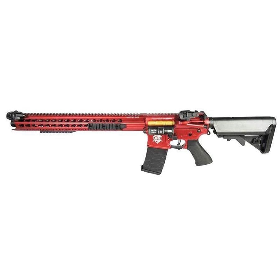 “Boar Tactical” Silver EDGE 17″ KeyMod (3 Gun) AEG (ASR-119 – Red)