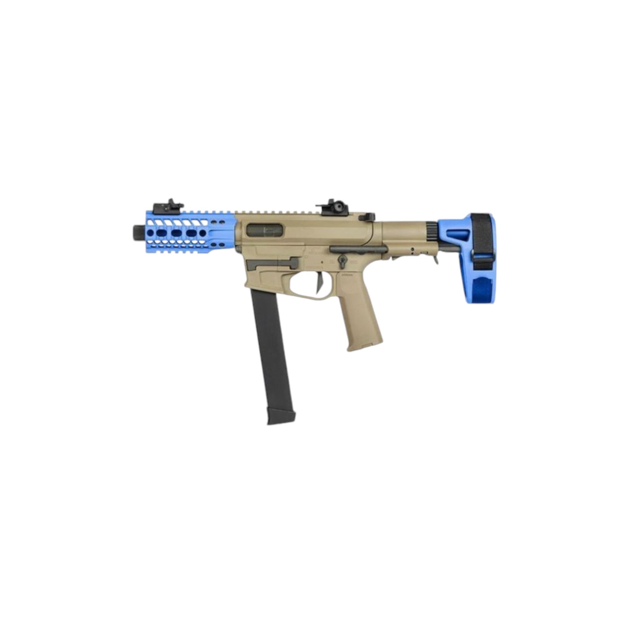 M45X-S with EFCS Gearbox (Retractable Stock with Arm Stabilizing Brace – AR-085E) (Blue)