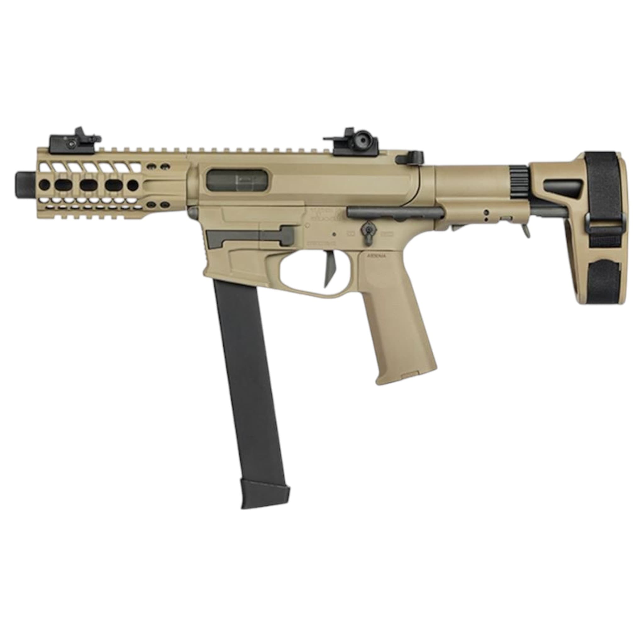 M45X-S with EFCS Gearbox (Retractable Stock with Arm Stabilizing Brace – AR-086E) – HPA with Ares HPA Engine Pre-Installed