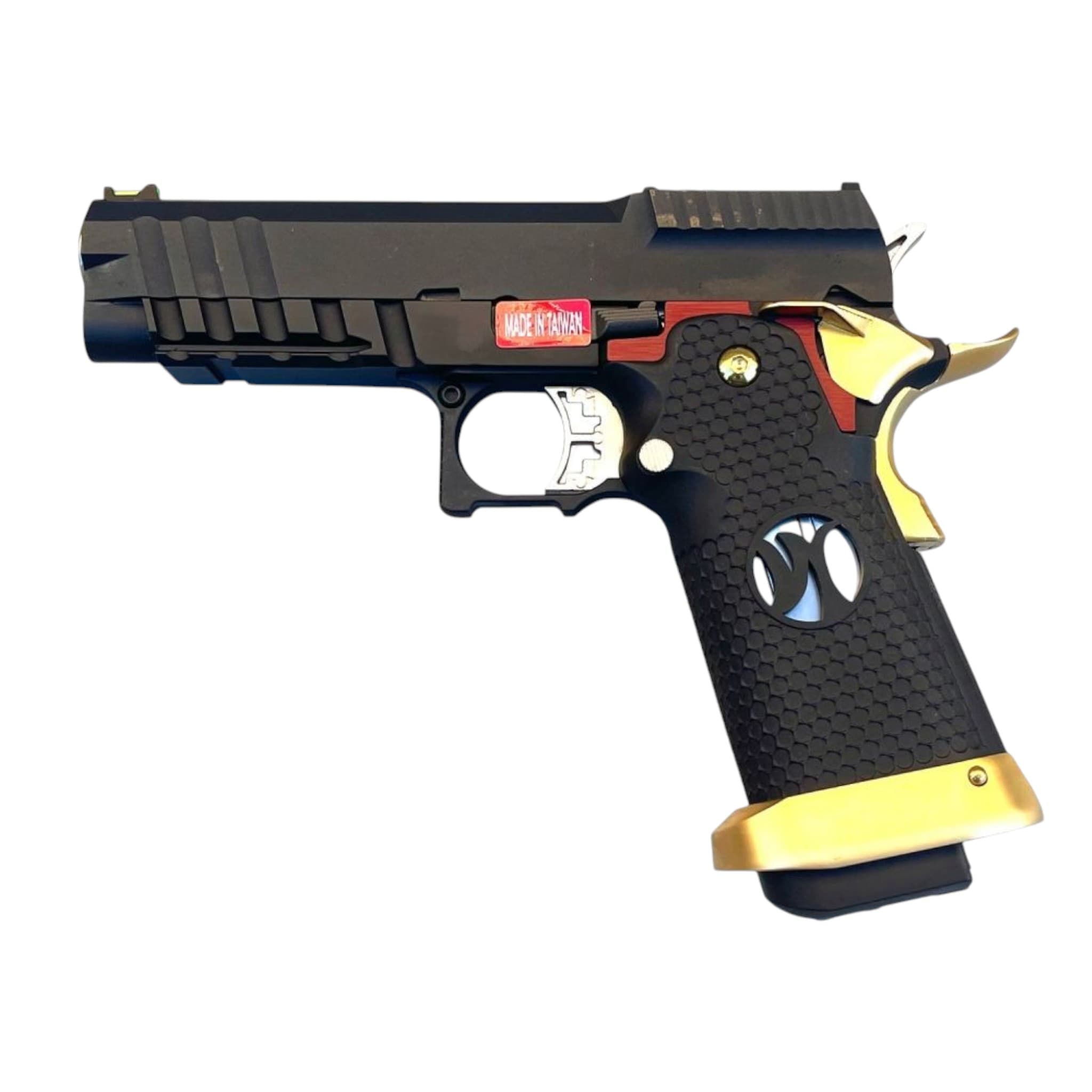 Custom Hi-CAPA GBBP with RMR Plate (Full Slide – Frame – Gold Barrel – AW-HX2601)