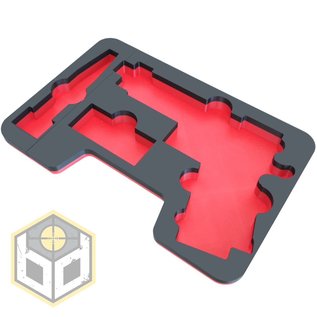 Yaga Combat Master Hi-CAPA Pistol Case Insert for SRC and Trimex Arms Hard Case Red (HIA) 049