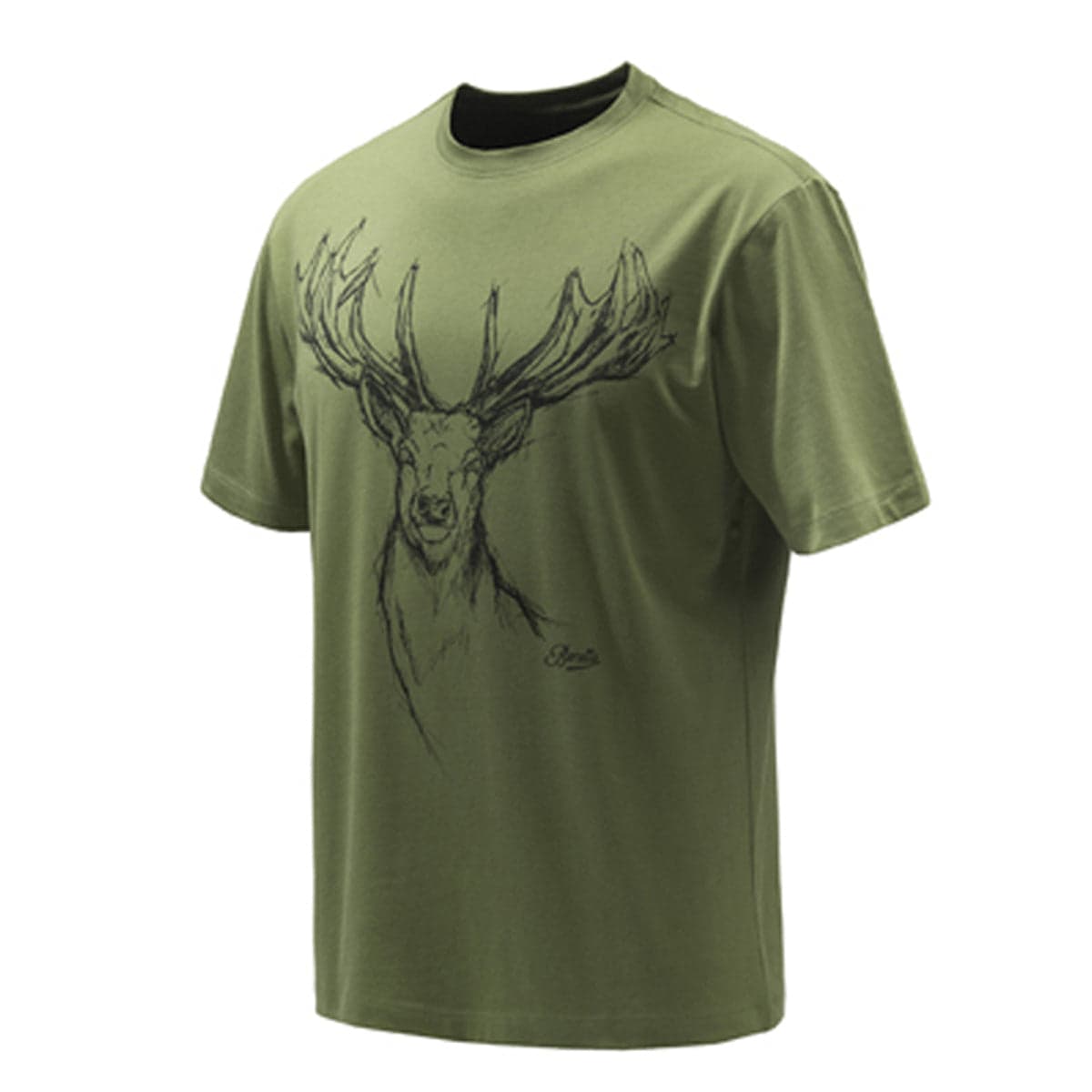 Cotton Deer Logo T-Shirt Sage *SMALL*