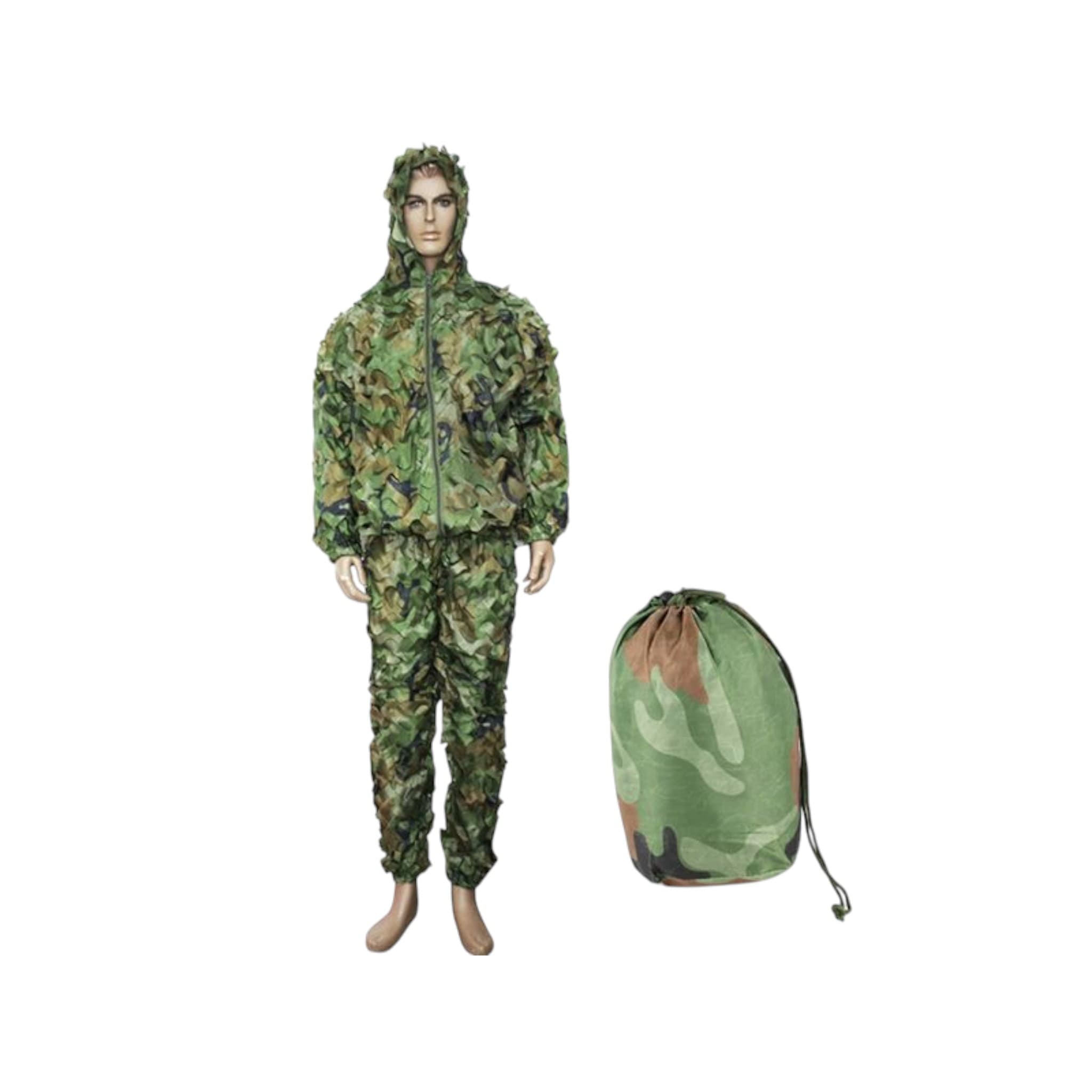 Ghillie Suit Leaflike Camouflage -Woodland