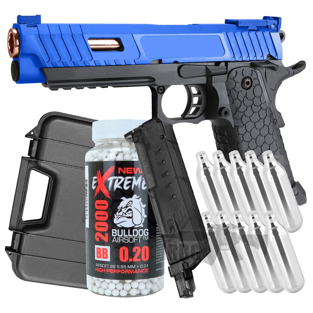 Bundle Offer Baba Yaga Combat Master Hi-CAPA Co2 Blowback Airsoft Pistol CO-751X