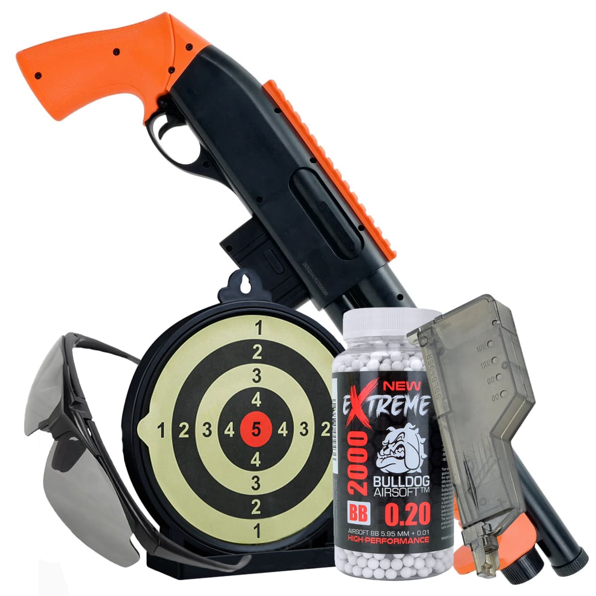 Offer M58B Spring Action Shotgun Set Orange