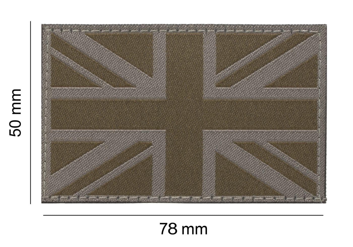 UK Great Britain Union Jack Moral Flag Patch RAL7013