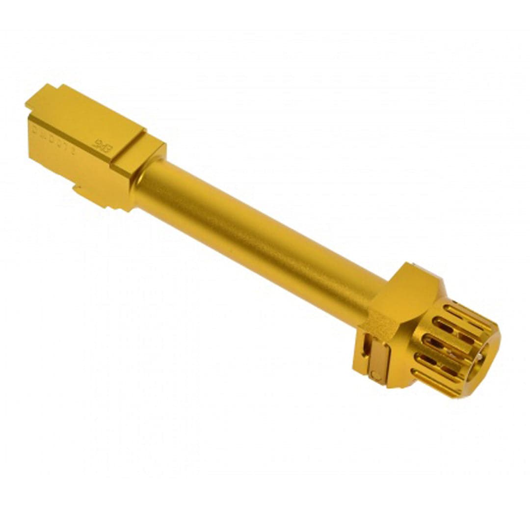 Airsoft Pistol Fast Lock Outer Barrel Compensator & Barrel Set Gold G17/18 Series