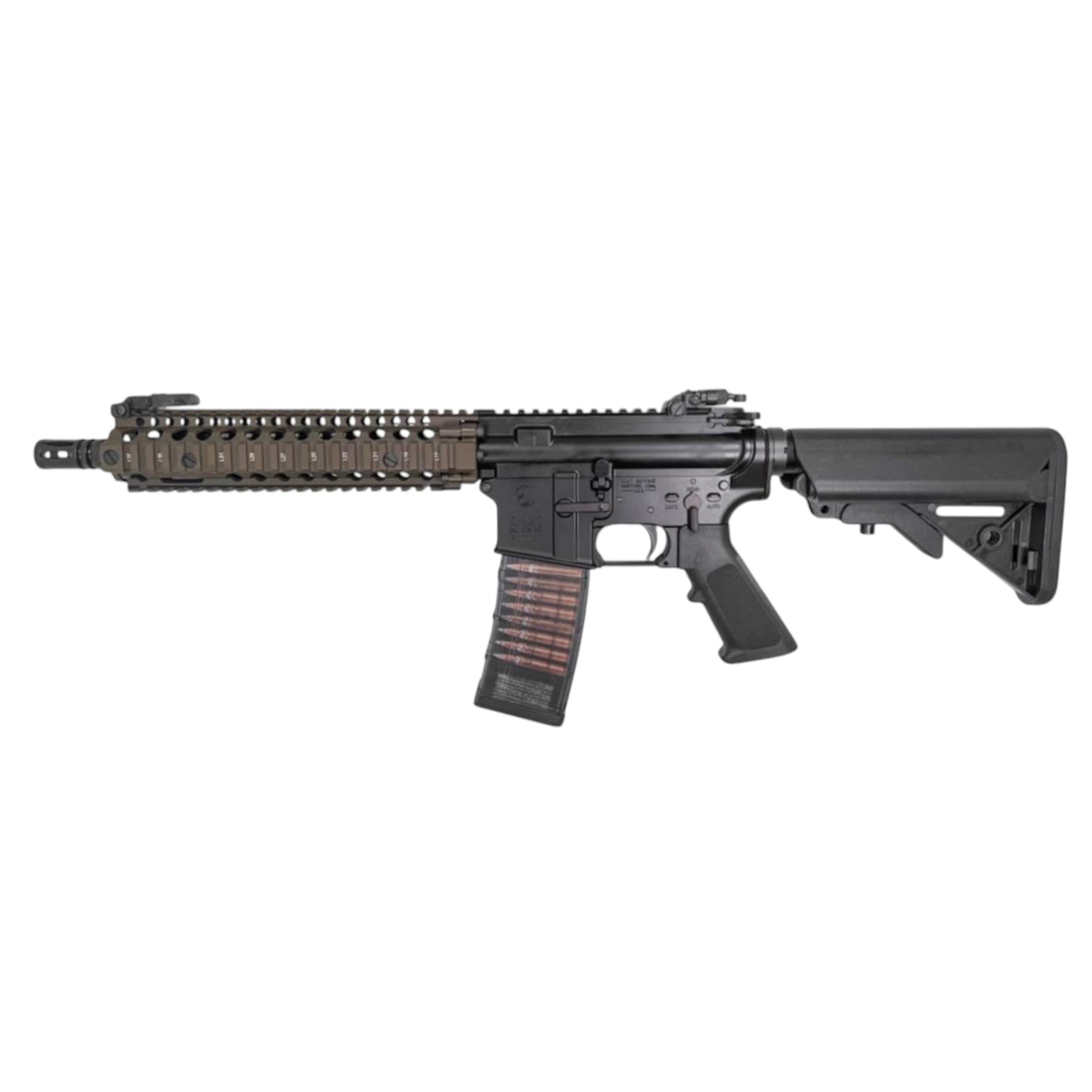 CGS Colt x EMG M4 10.5 Gas Blowback Rifle (MWS – Daniel Defense Rail – COLT.1001)
