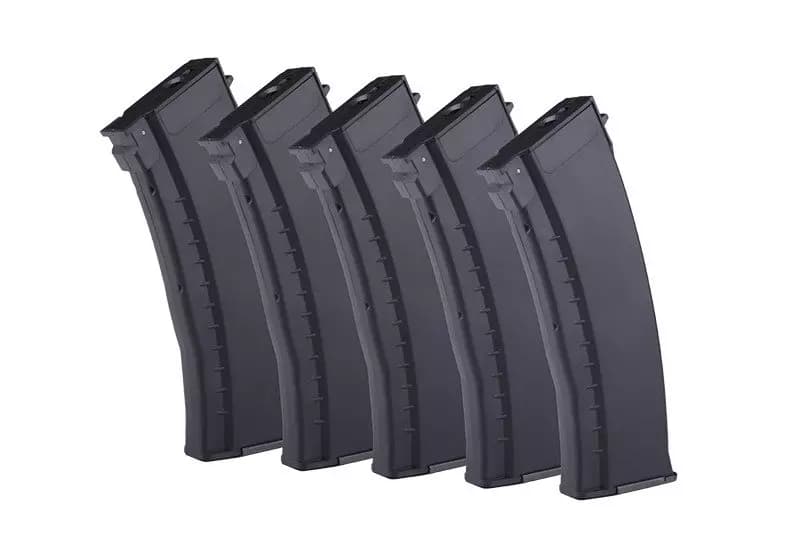 PACK 5X CARICATORE MONOFILARE AK74 150 BB – E&L