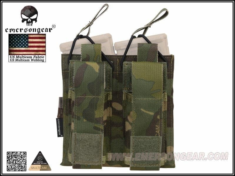 5.56 & Pistol Double Open Top Magazine Pouch Tropic