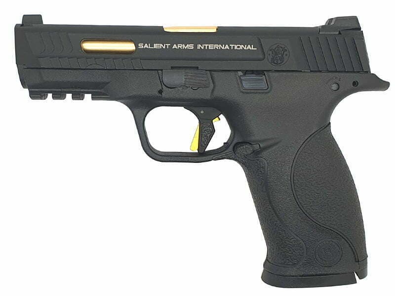 Smith & Wesson M&P9 Gas Blowback Pistol (Licensed – SAI – with Competition Gold Trigger)