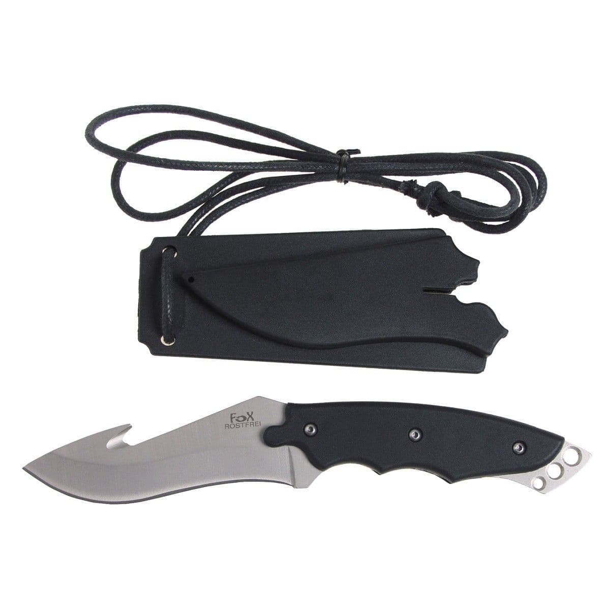 Survival Knife with Neck Lanyard