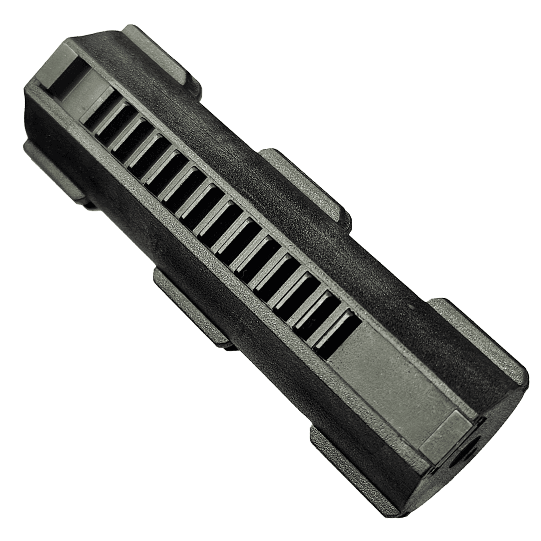 ZERO-SHOCK Carbon Fiber Lightened Airsoft Piston Full Metal Teeth