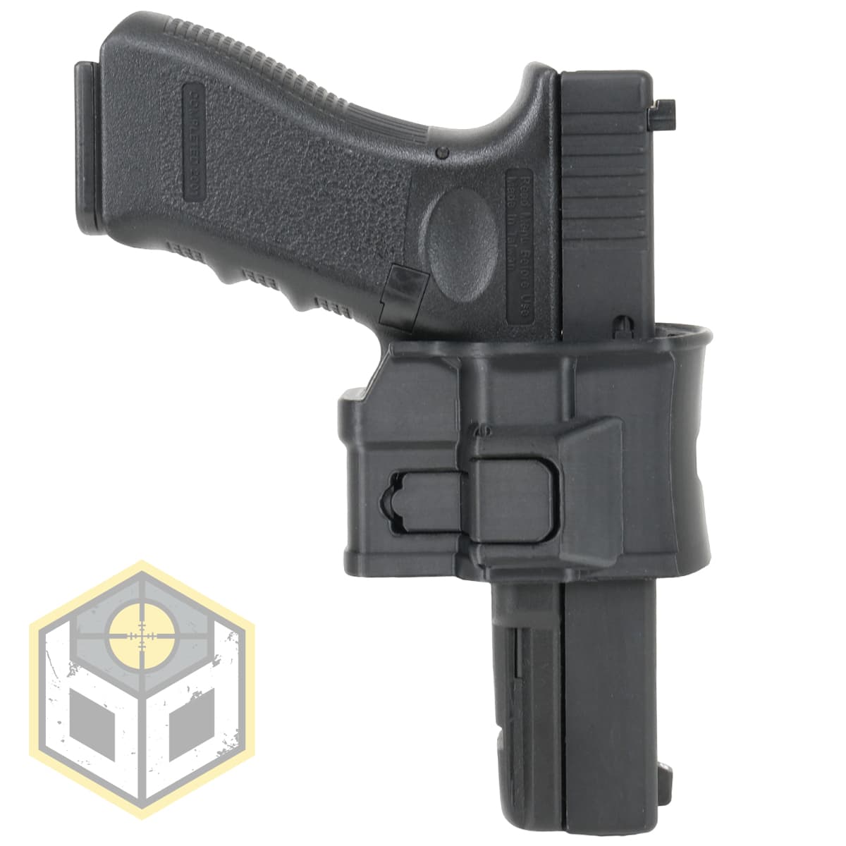 Fast Release Pistol Holster with Trigger Lock and Molle Mounts Gen2 (PH2BK) 053