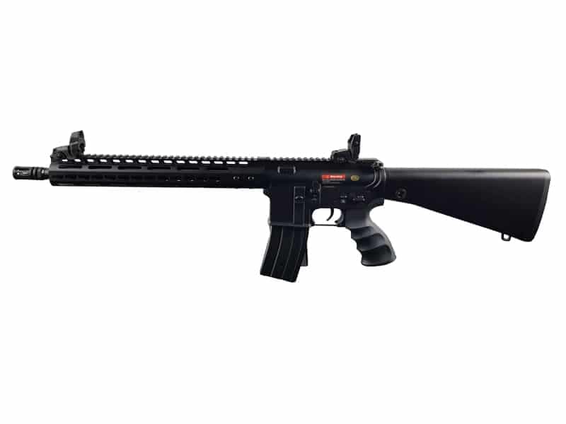 M16 13″ Keymod Super Enhanced AEG (Fixed Stock – Inc. Battery and Charger)